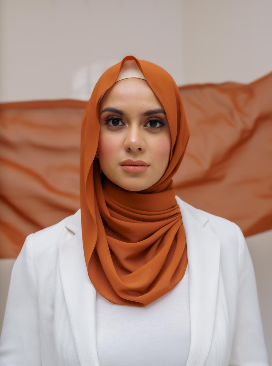 Spice Chiffon Scarf