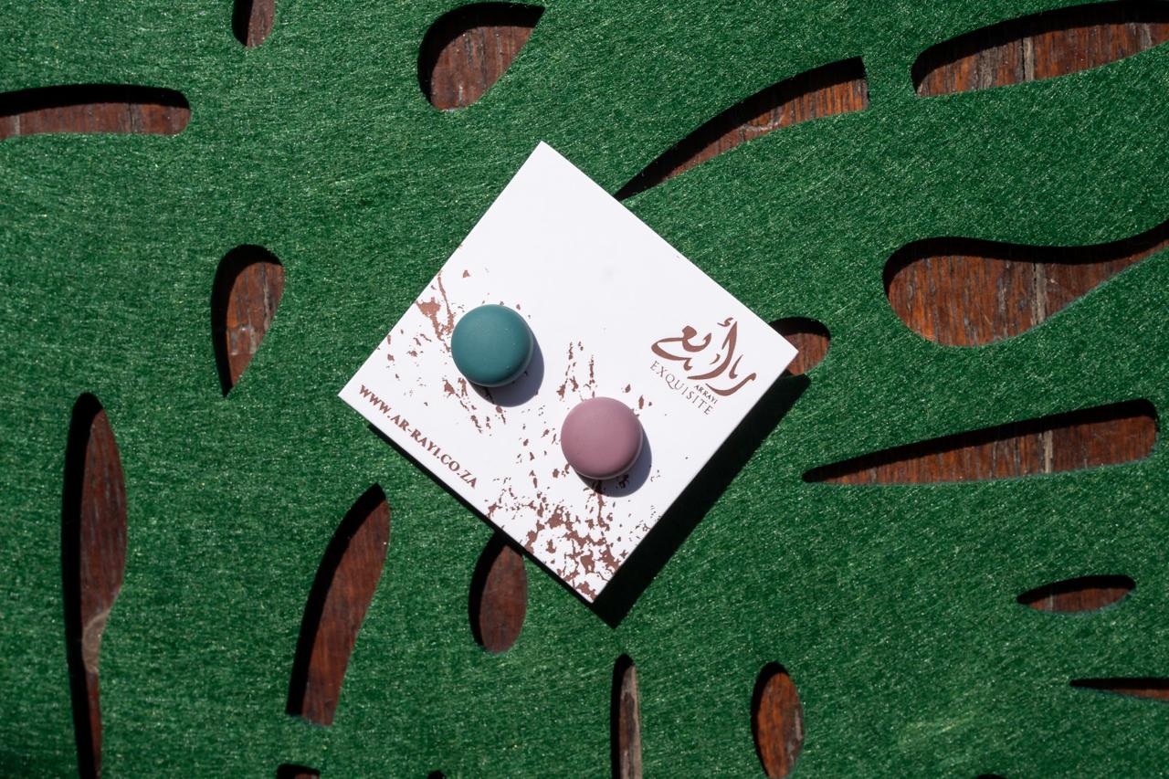 Hijab Magnet Jade & Plum